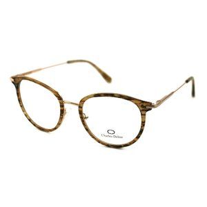Charles Delon Oval Style Brown Frame